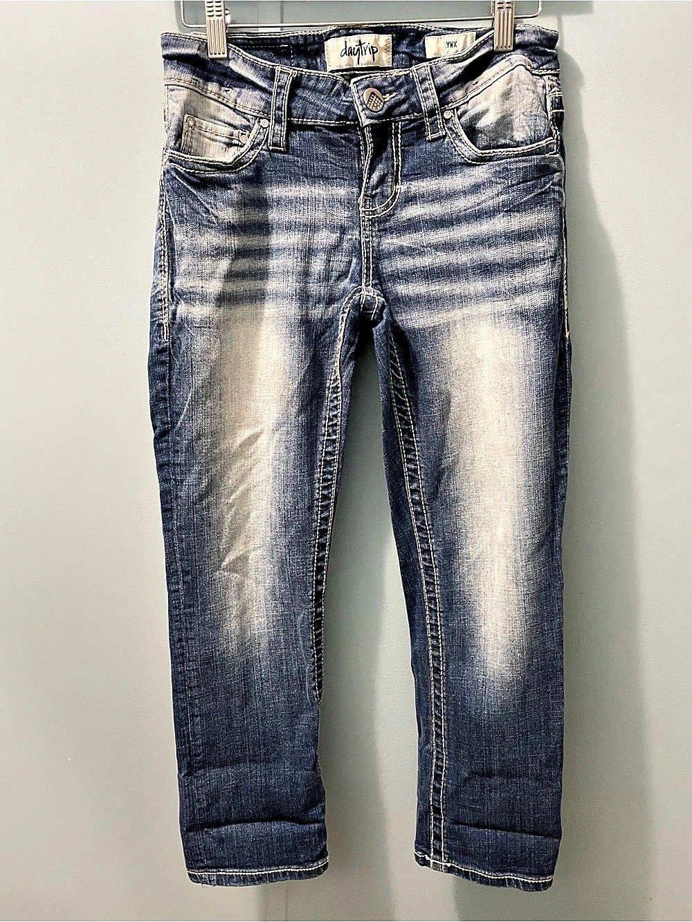 Daytrip Women's Crop Skinny Jeans Waist 26 Blue